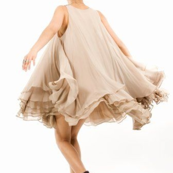 Opening Ceremony chiffon trapeze dress - Picture 2 of 2